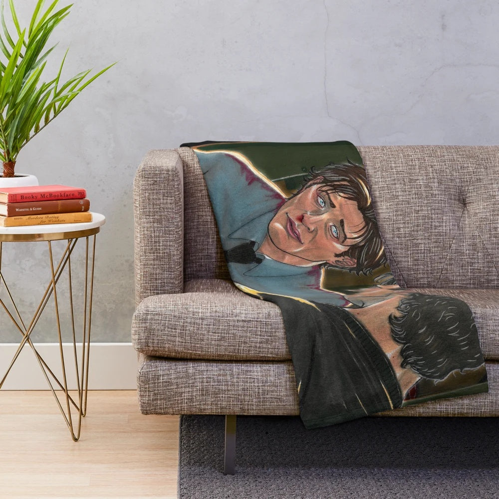 Saw-inspired plush blanket with Mark Hoffman and Peter Strahm