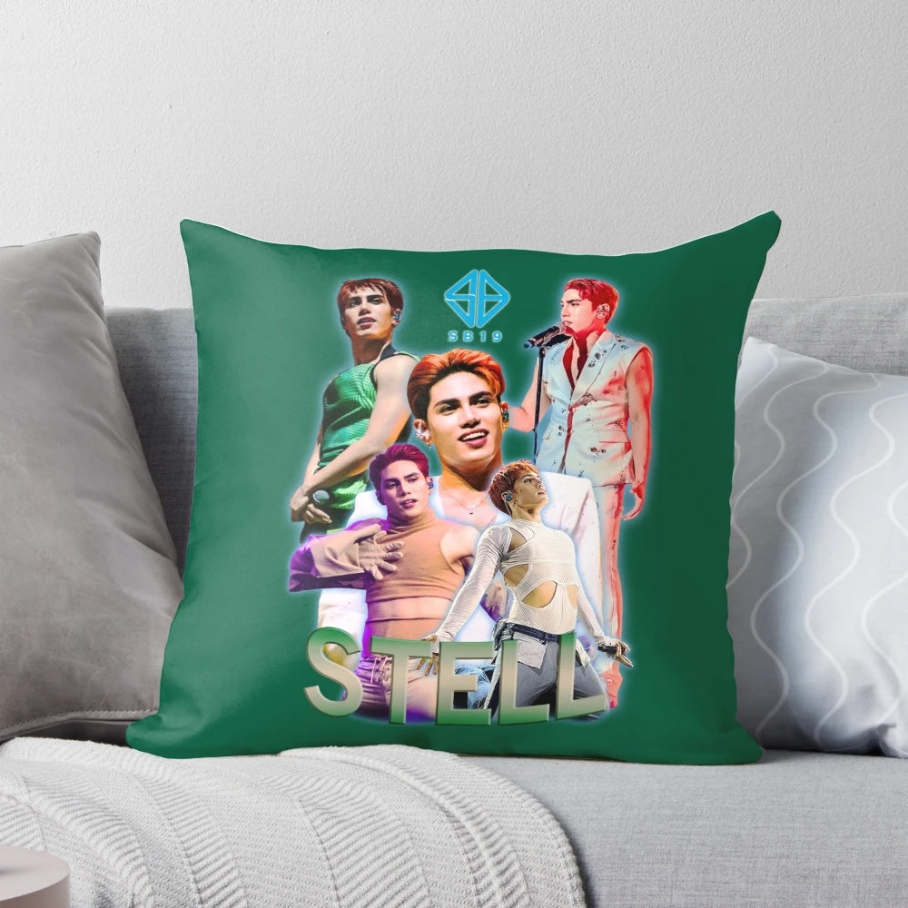 SB19 Stell Pagtatag Tour Pillow featuring the K-pop boy group SB19