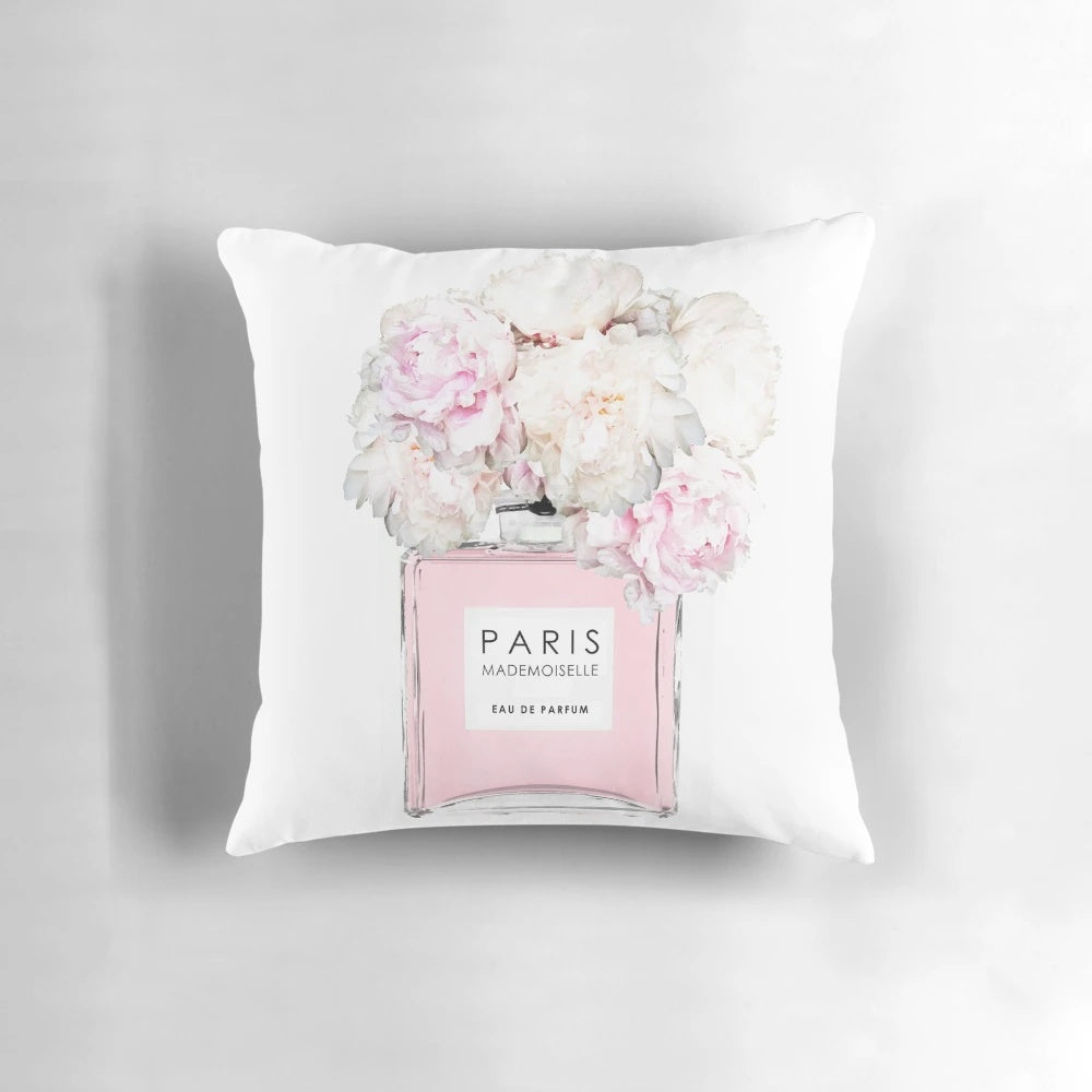 Scandinavian-inspired art print featuring a stylized peony flower design in a minimalist, modern aesthetic.