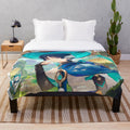 Genshin Impact Scaramouche-themed plush blanket