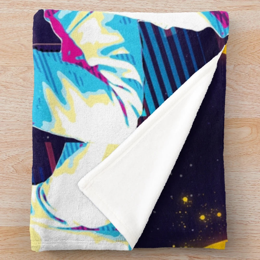 Scarface Movie Inspired Plush Blanket Featuring Al Pacino
