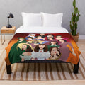 Scarlett O'Hara Plush Blanket with Gone with the Wind Inspired Artwork