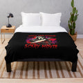 Ghostface horror movie themed plush blanket