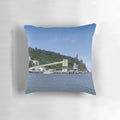 Pillow featuring a scenic image of Mourilyan Harbour in Innisfail, North Queensland, Australia