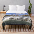 Niagara Falls Canada plush blanket with scenic waterfall design