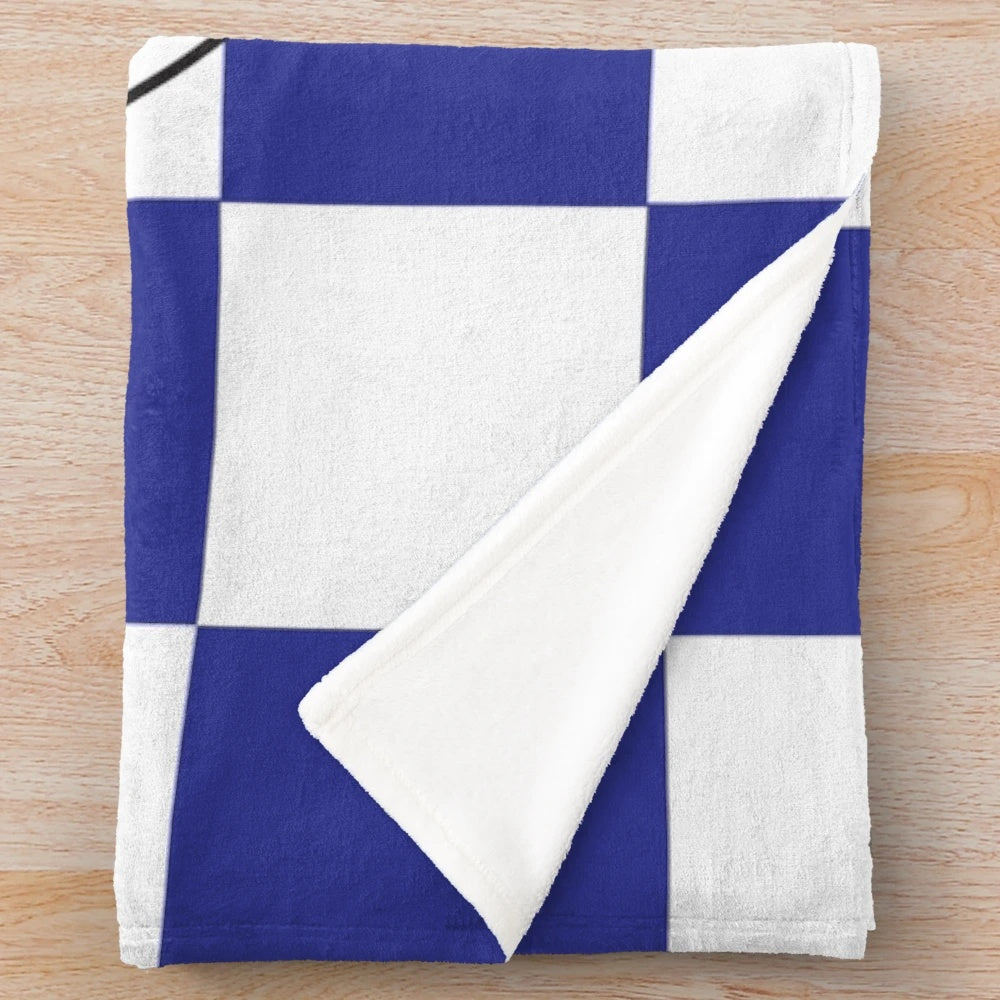 Schalke 04 plush blanket for football club supporters