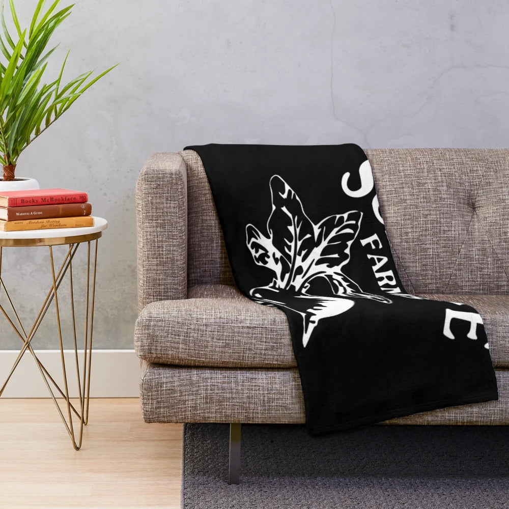 Schrute Farms Inspired Plush Blanket with The Office Themed Design