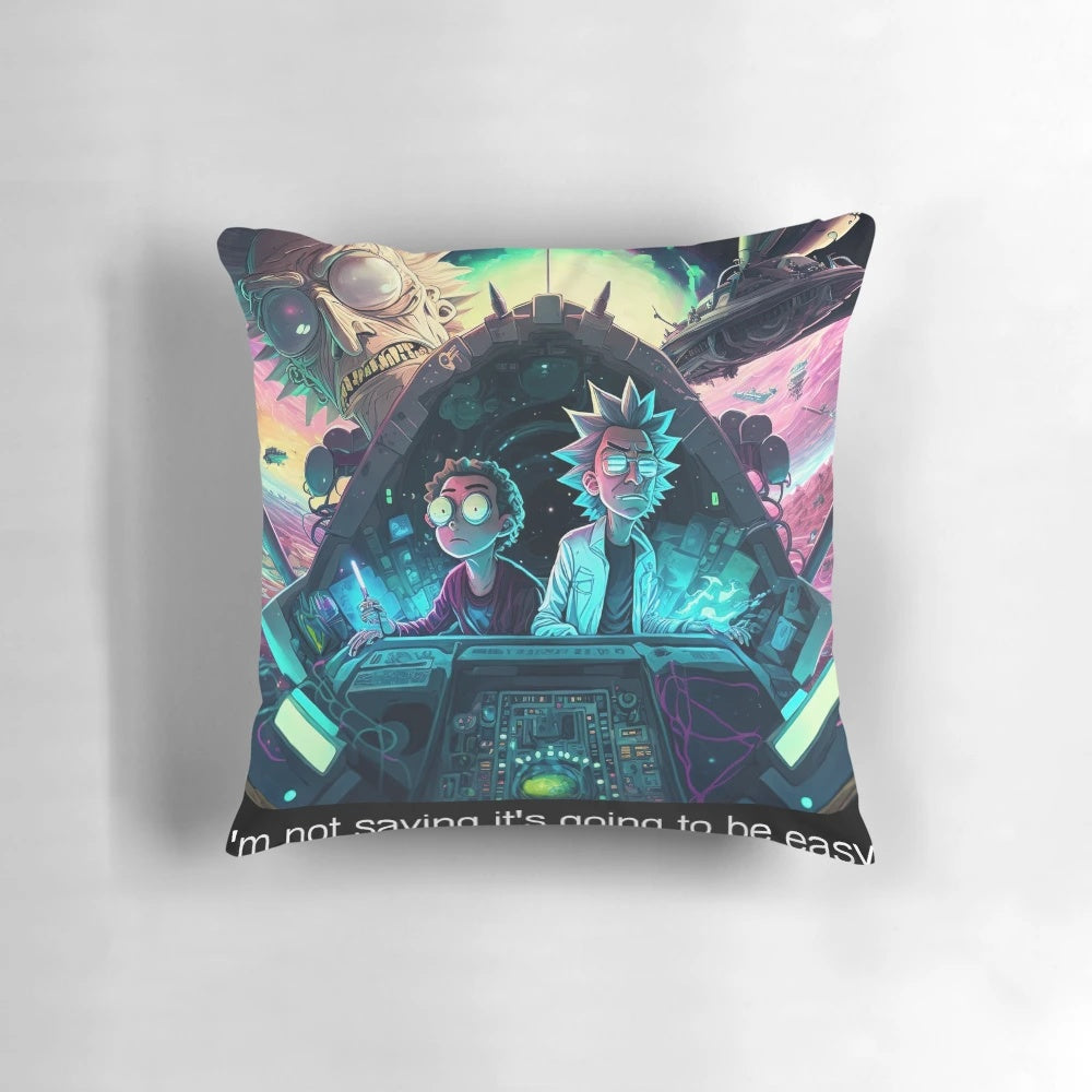 AI generated Rick and Morty inspired artwork featuring the character Rick Sanchez