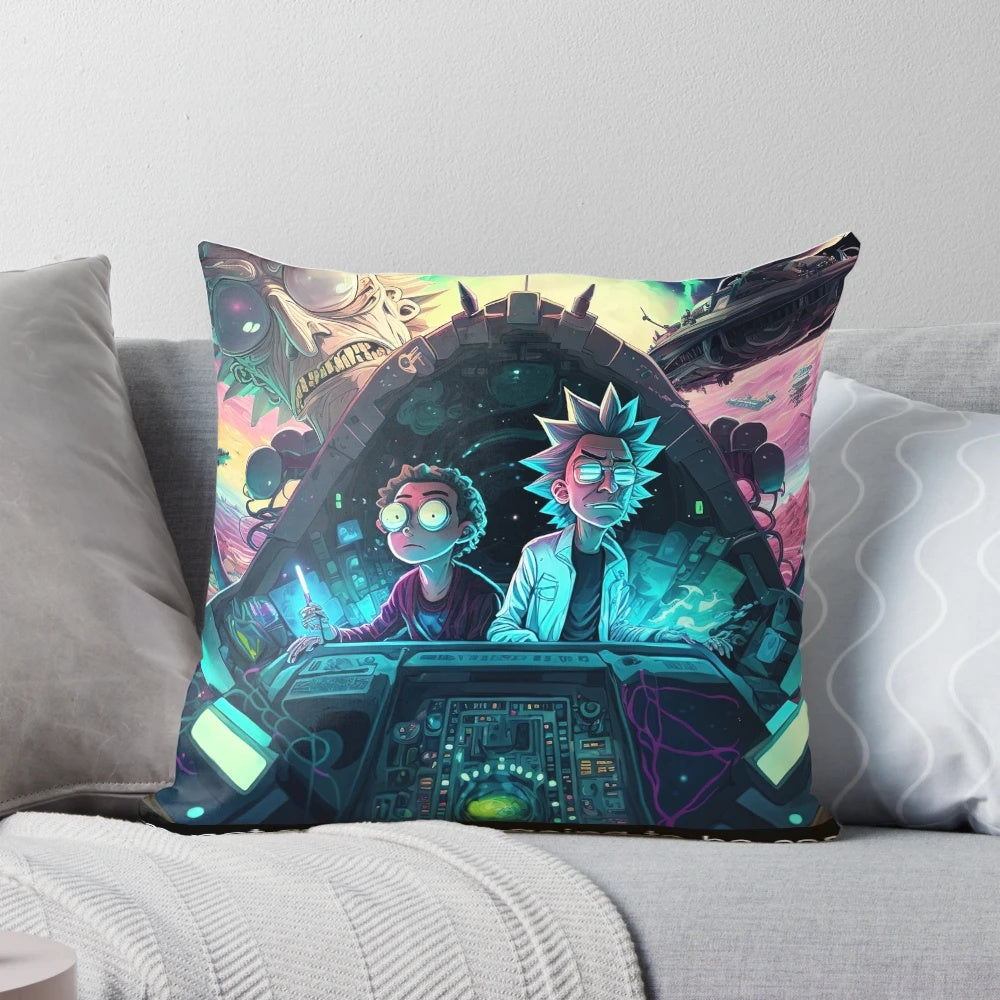AI generated Rick and Morty inspired artwork featuring the character Rick Sanchez