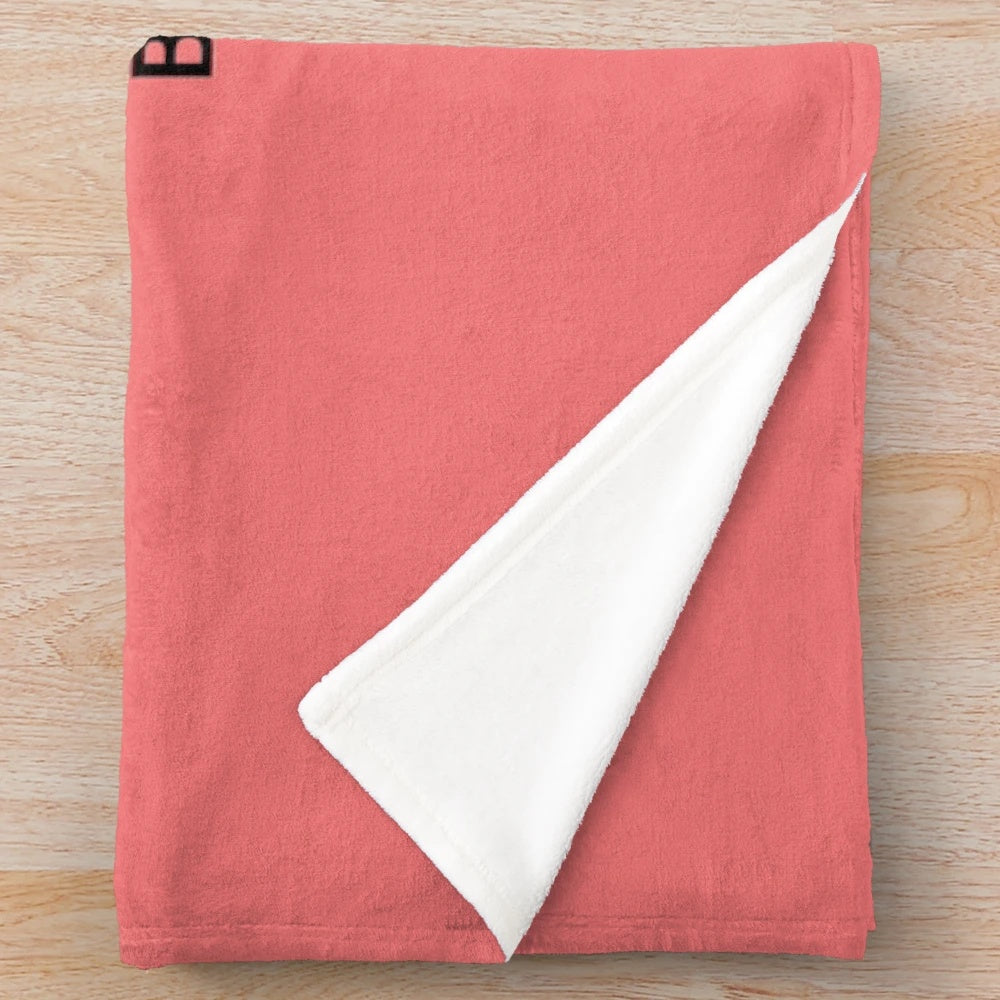 Blade Runner inspired plush blanket with futuristic sci-fi design