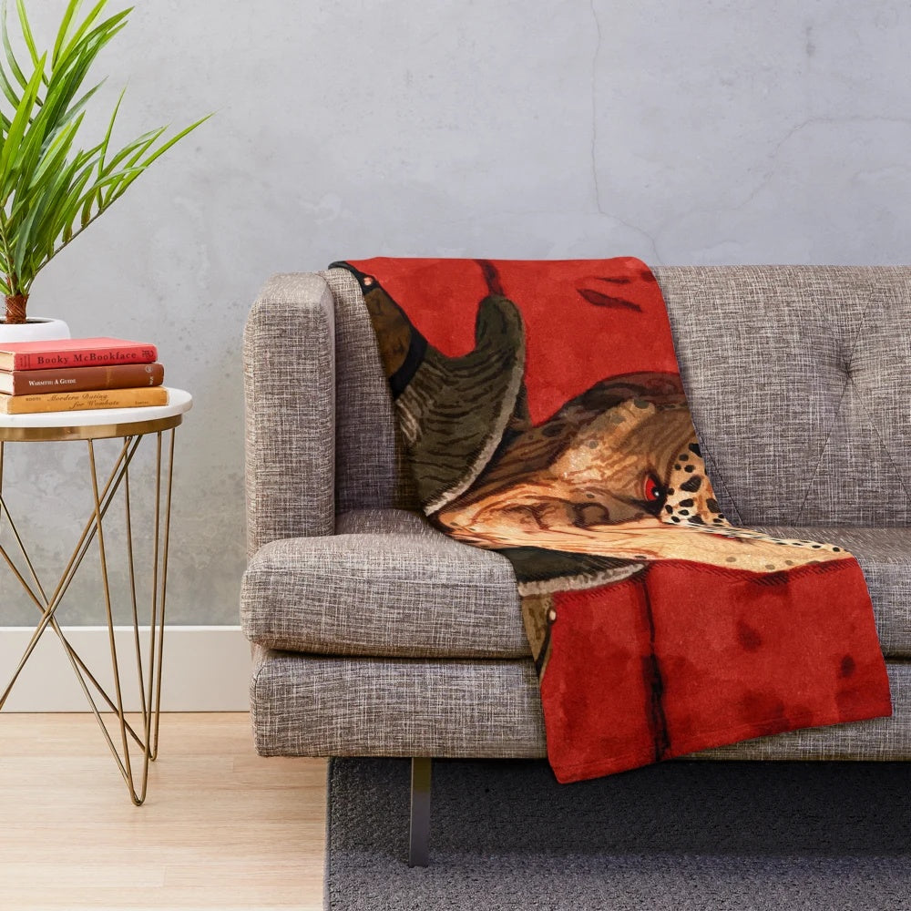 G'Kar Plush Blanket featuring the Narn character from the science fiction TV show Babylon 5