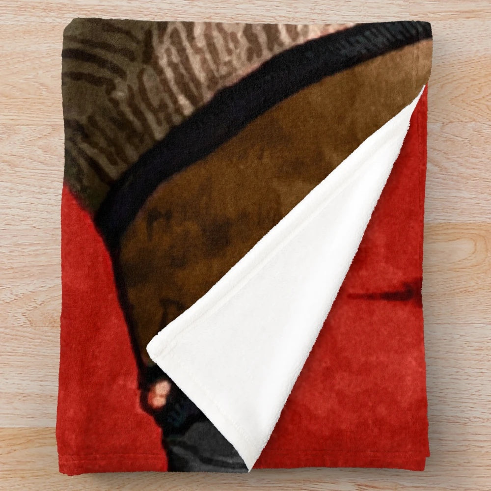 G'Kar Plush Blanket featuring the Narn character from the science fiction TV show Babylon 5