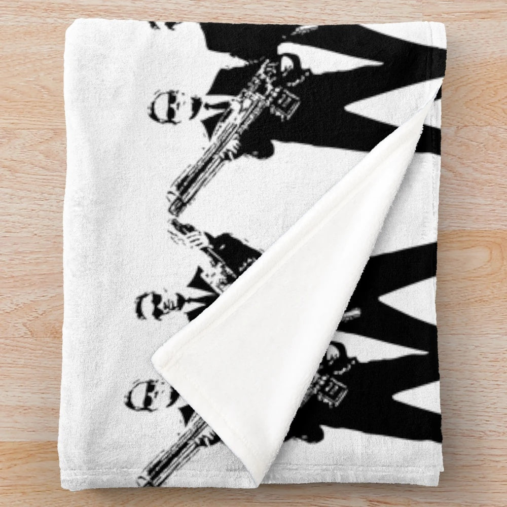 Men in Black themed plush blanket featuring Will Smith