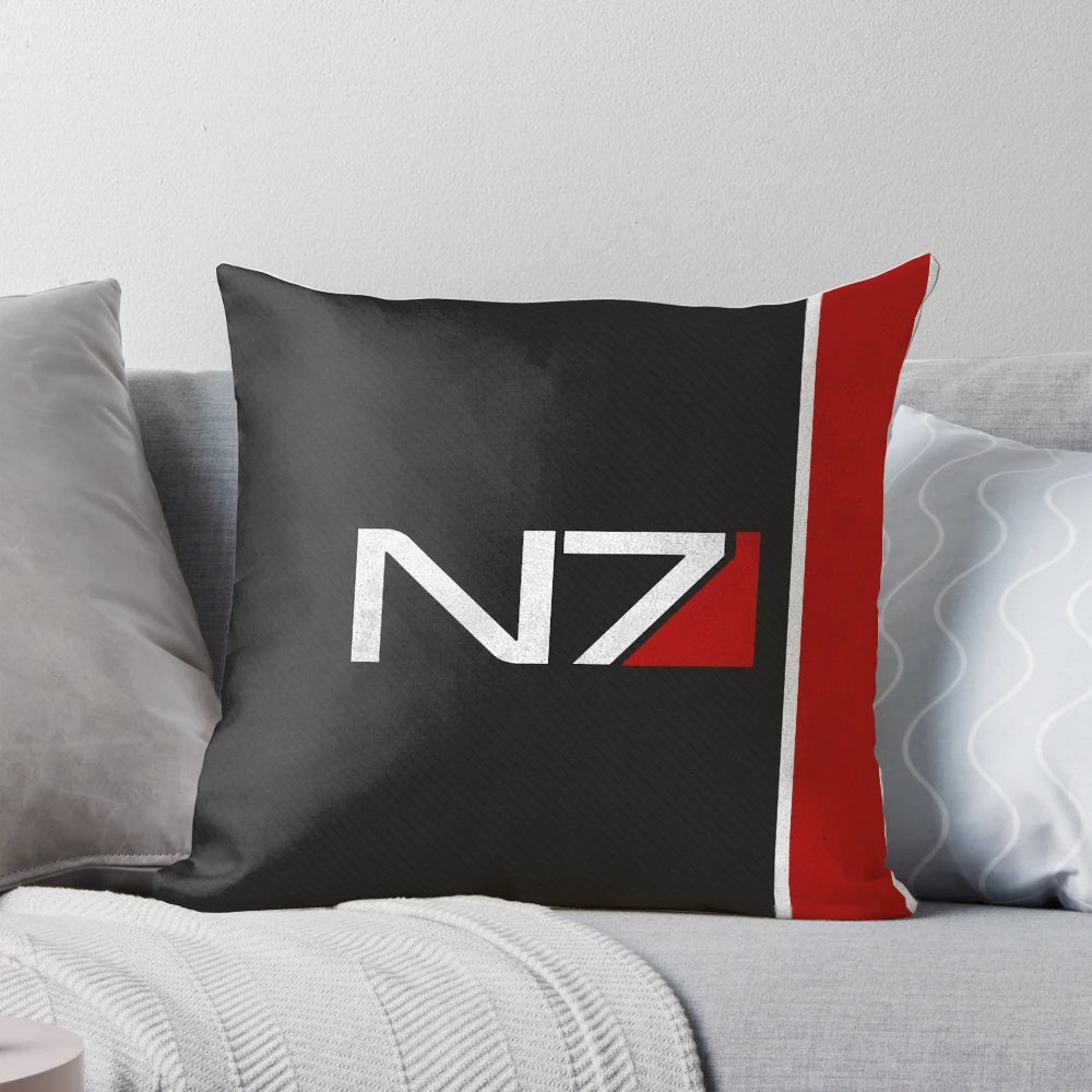 Sci-Fi Inspired N7 Pillow for Mass Effect Fans