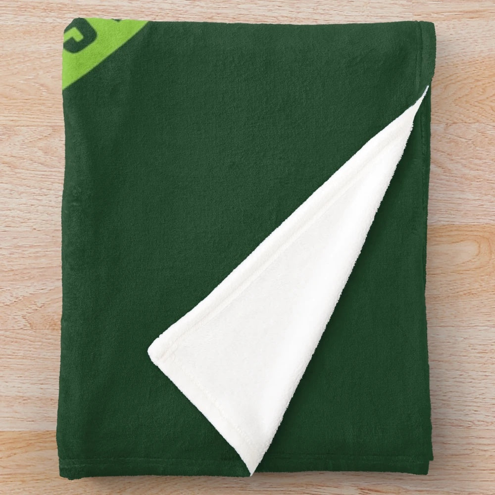 Roswell-inspired plush blanket featuring alien and UFO design