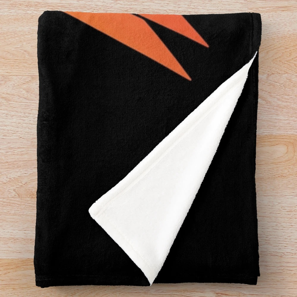 Sci-Fi Inspired Unicorn Plush Blanket with Blade Runner Motif
