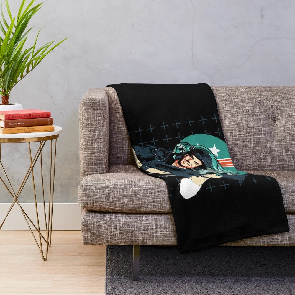 Aliens "Game Over Man" sci-fi movie inspired plush blanket