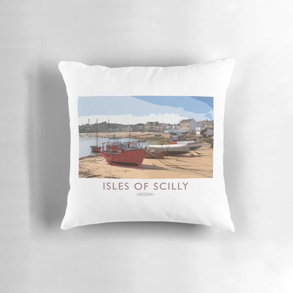 Scilly Isles landscape photography printed on a high-quality pillow