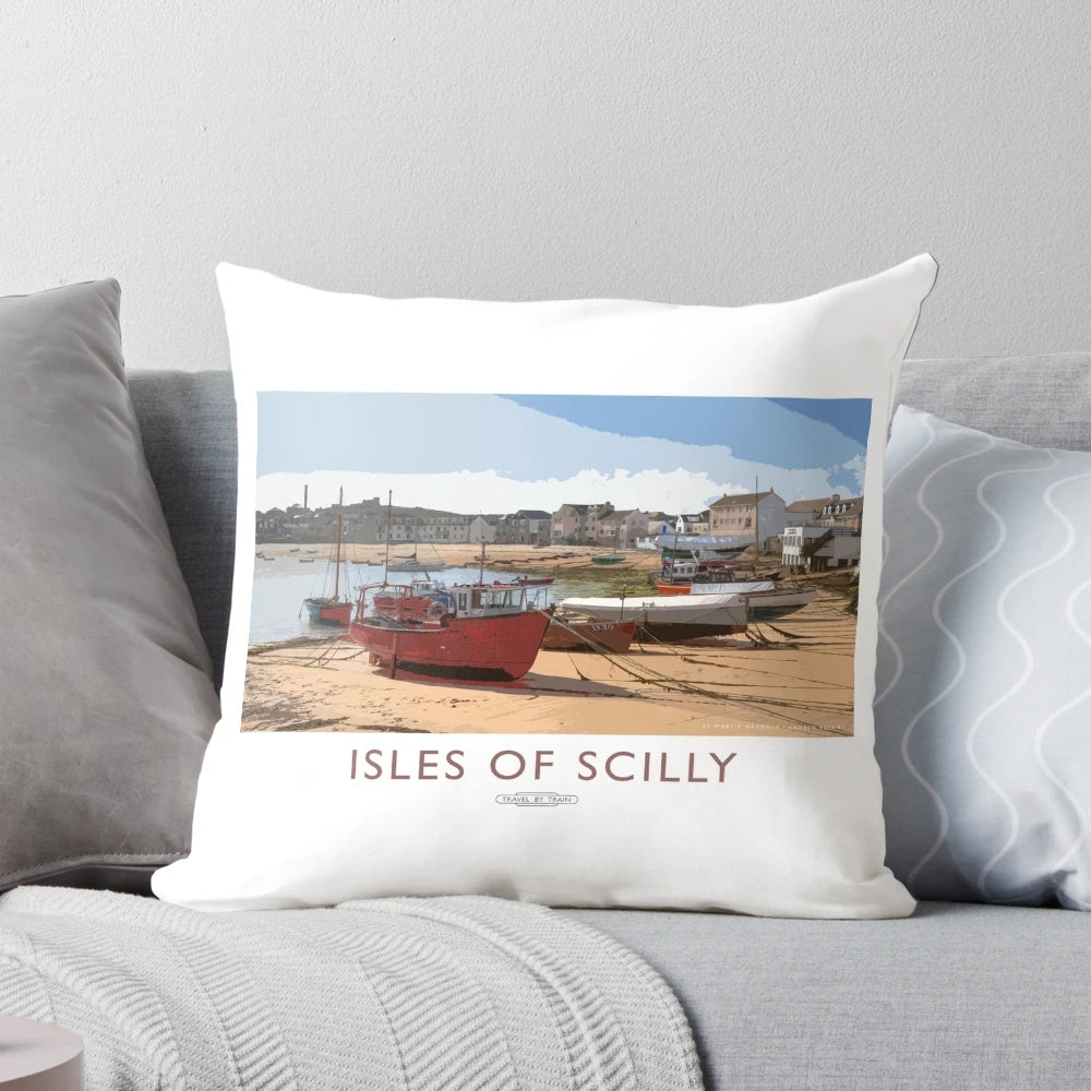 Scilly Isles landscape photography printed on a high-quality pillow