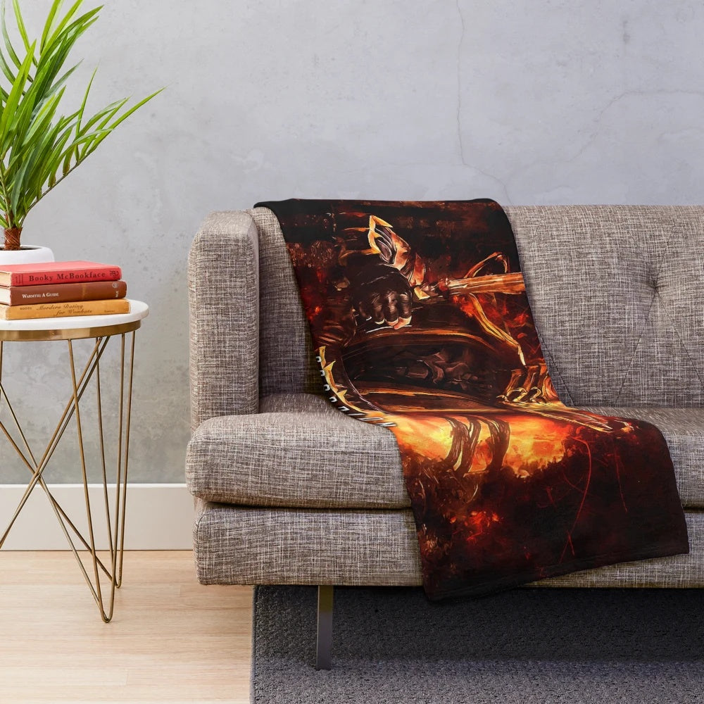 Mortal Kombat Scorpion Plush Blanket