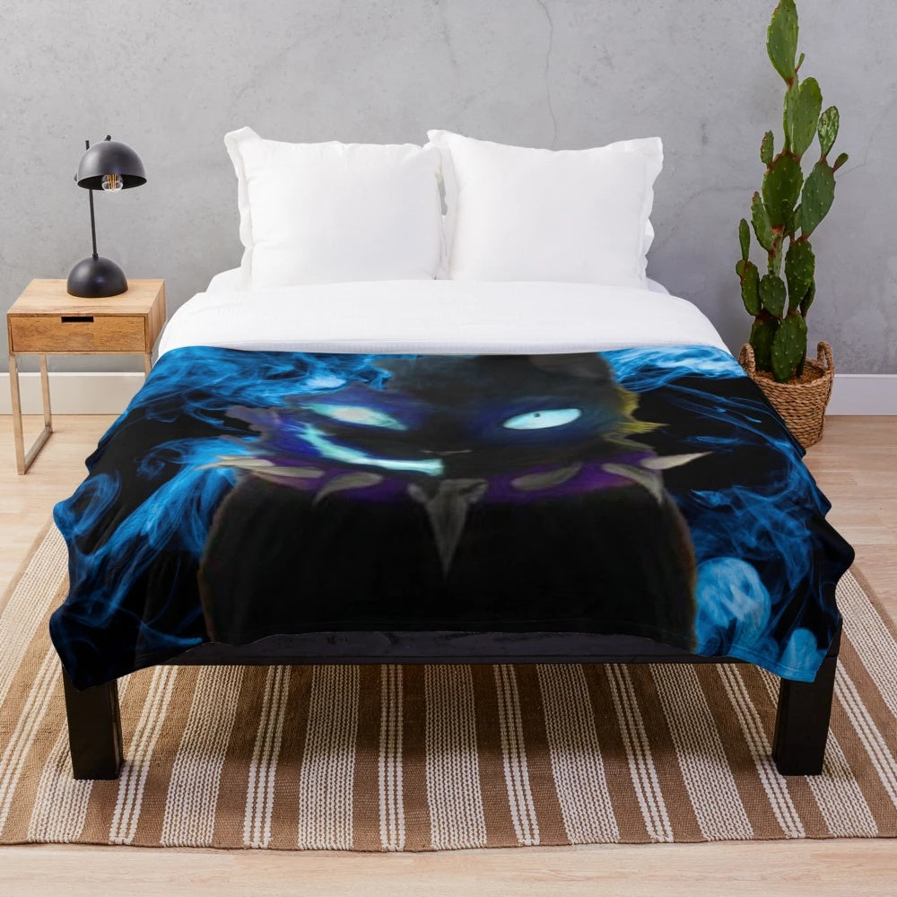 Scourge Warrior Cat Plush Blanket