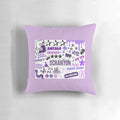 University of Scranton Royals college pillow featuring the school's logo and colors