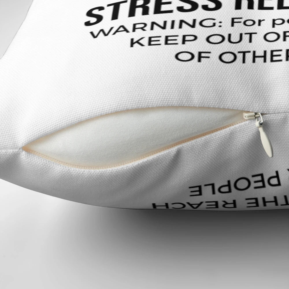 Scream into a Plush, Therapeutic Stress Relief Pillow