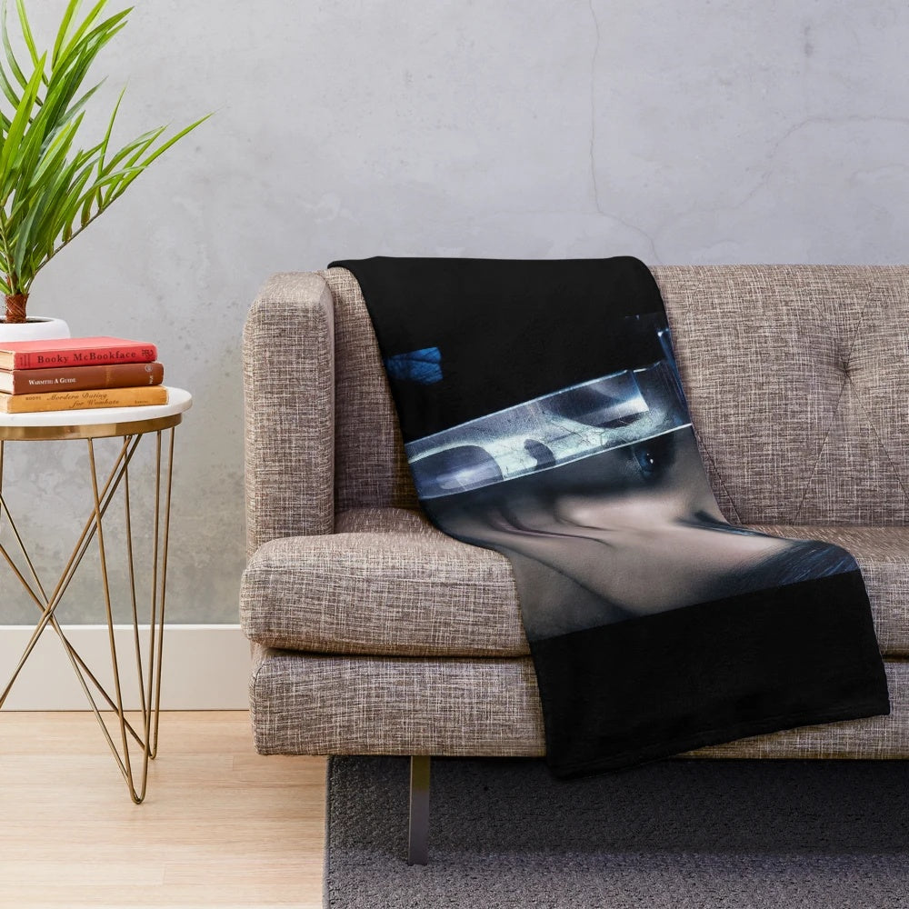 Scream movie blanket featuring Courteney Cox as Gale Weathers