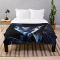 Scream VI-inspired plush blanket featuring Tara Carpenter character played by Jenna Ortega
