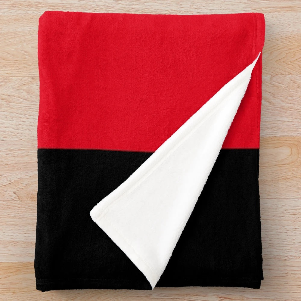 Soft and cozy plush blanket featuring the iconic Scuderia Ferrari logo
