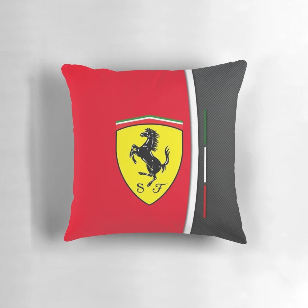 Scuderia Ferrari-inspired San Francisco pillow with high-quality design