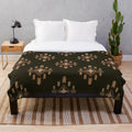 Seamless navajo-inspired plush blanket