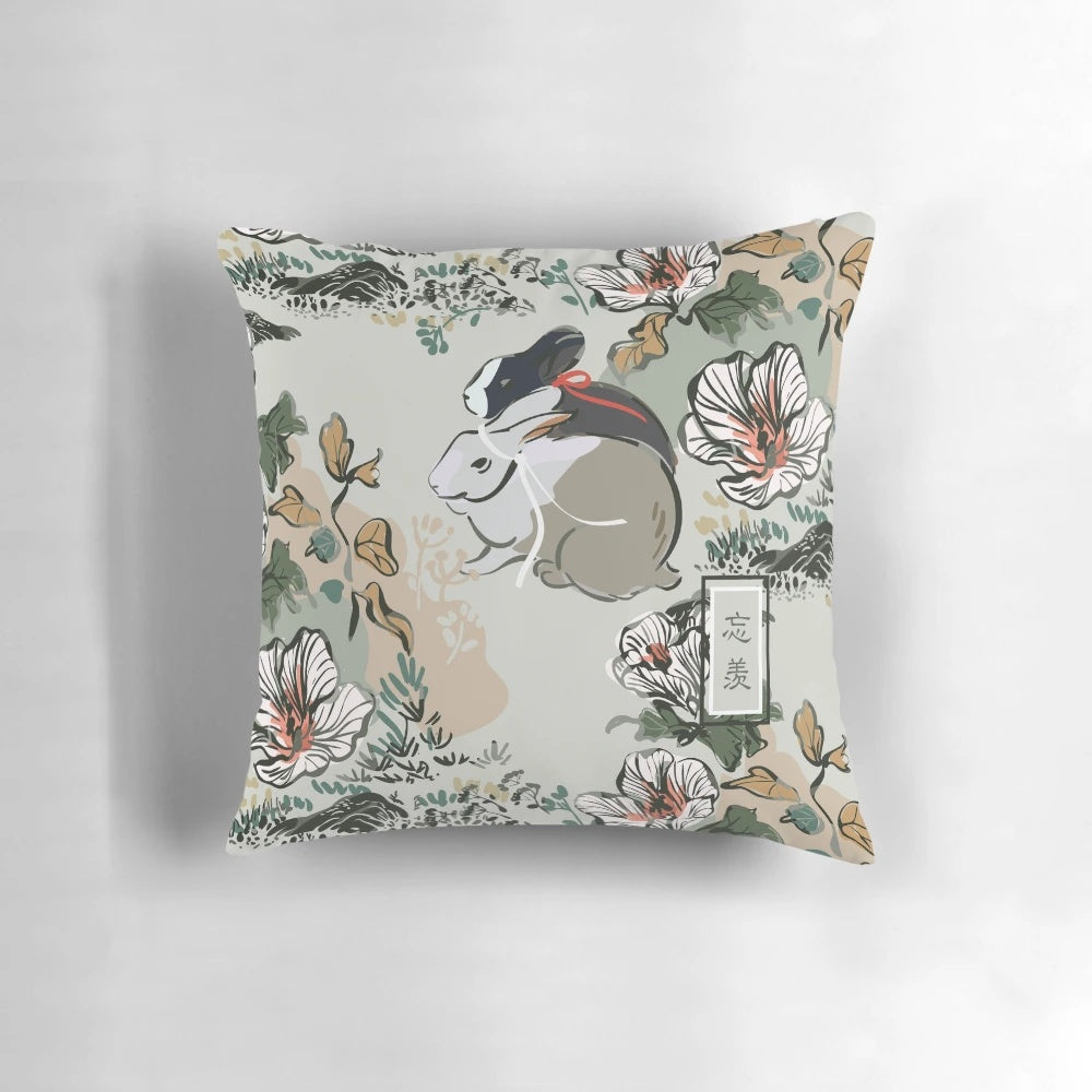 Seamless traditional pillow inspired by the characters and world of Modao Zushi (The Grandmaster of Demonic Cultivation)