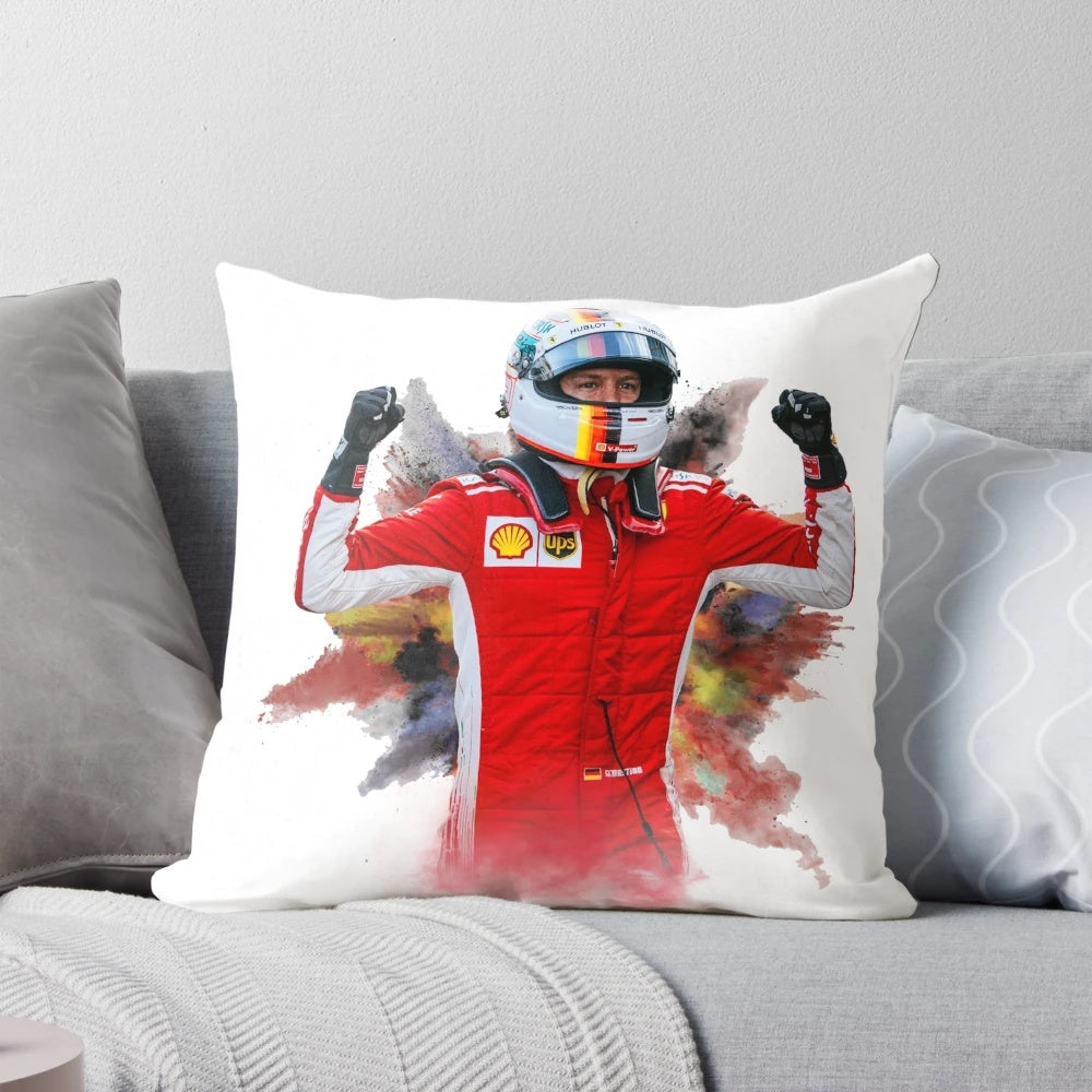Sebastian Vettel Formula 1 Driver Pillow, a must-have for Formula 1 fans