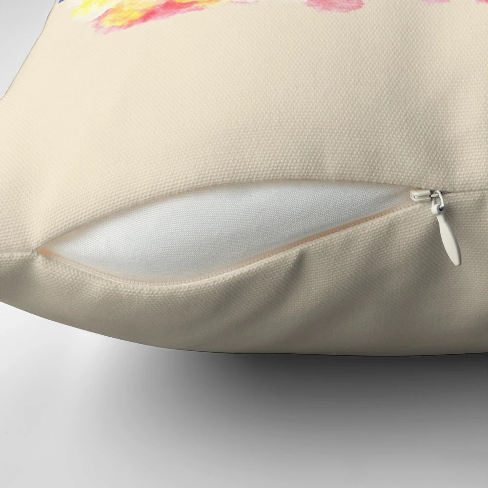 Decorative pillow featuring Secretariat, the legendary 1973 Triple Crown winning racehorse