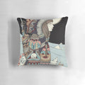 Sedna Goddess Pillow - Mythical Arctic Inspired Decorative Cushion