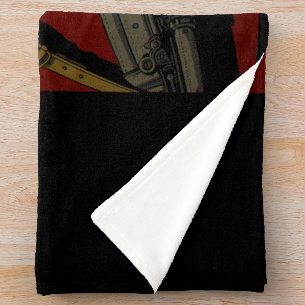 Seras Victoria inspired plush blanket from the Hellsing anime series