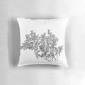 Monochrome tree pillow for a peaceful, natural aesthetic in the home