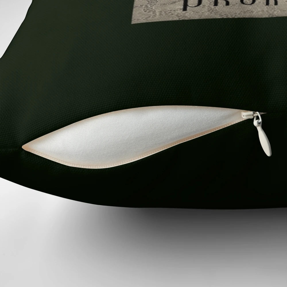 Sergei Prokofiev portrait pillow featuring the renowned classical composer and pianist