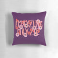 Seussical the Musical-inspired floral throw pillow with vibrant colors