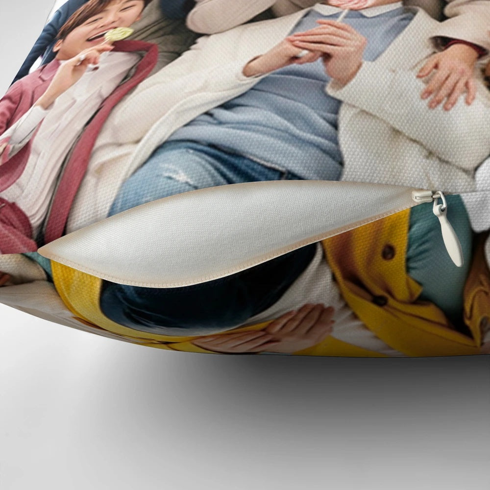 Seventeen-inspired kpop pillow with popular member names