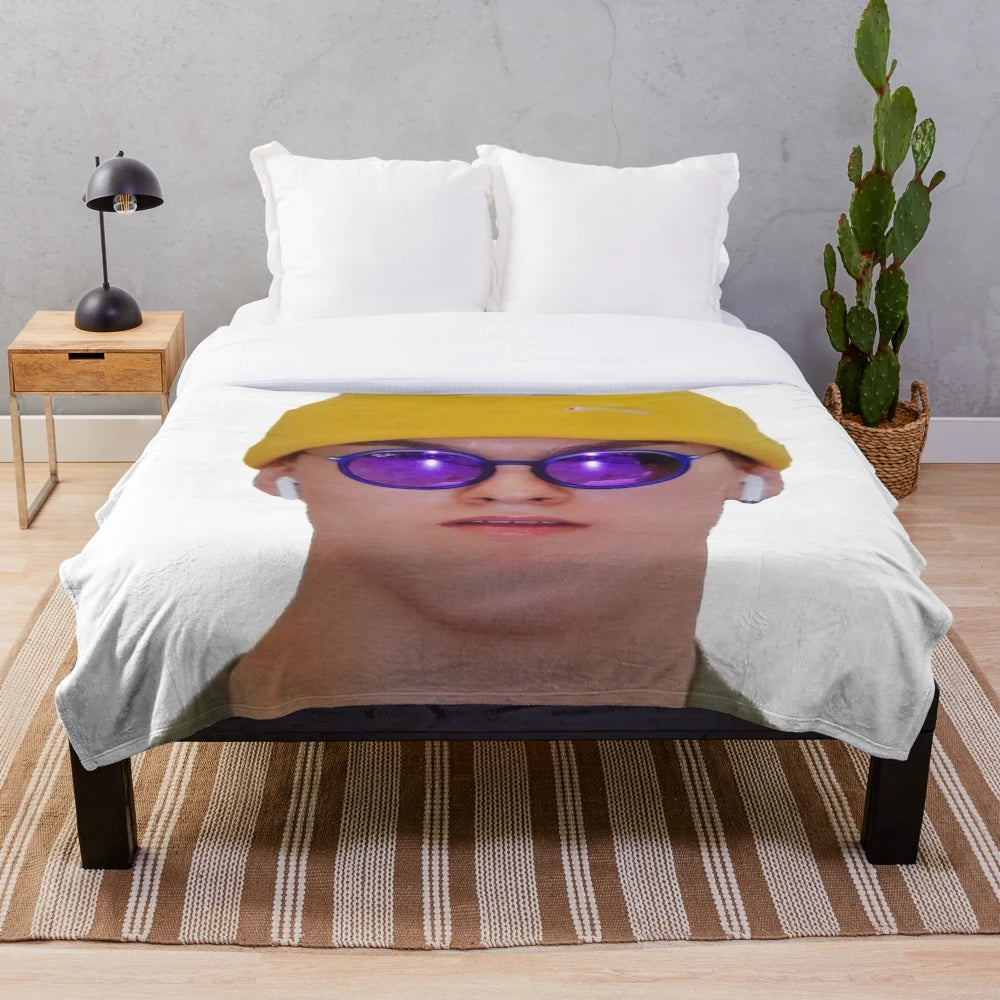 Seventeen Vernon Meme Inspired Plush Blanket
