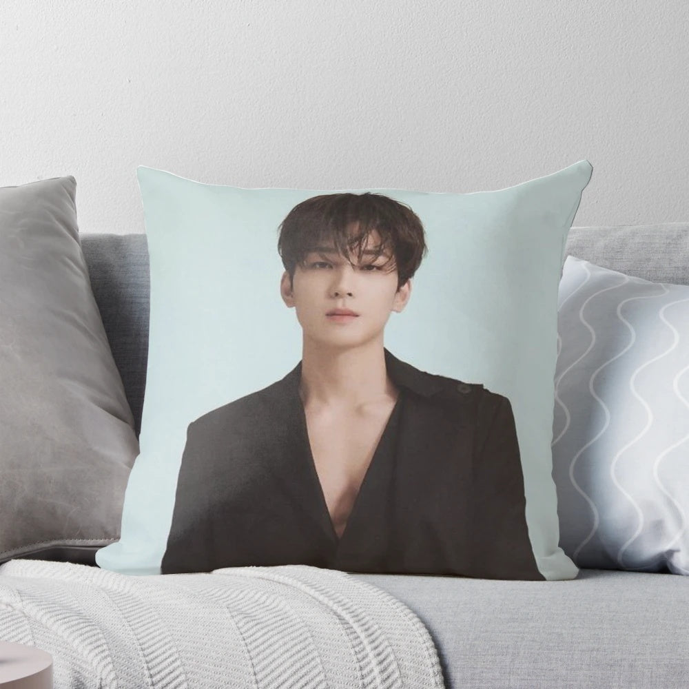 Seventeen Wonwoo Kpop Idol Magazine Photo Pillow
