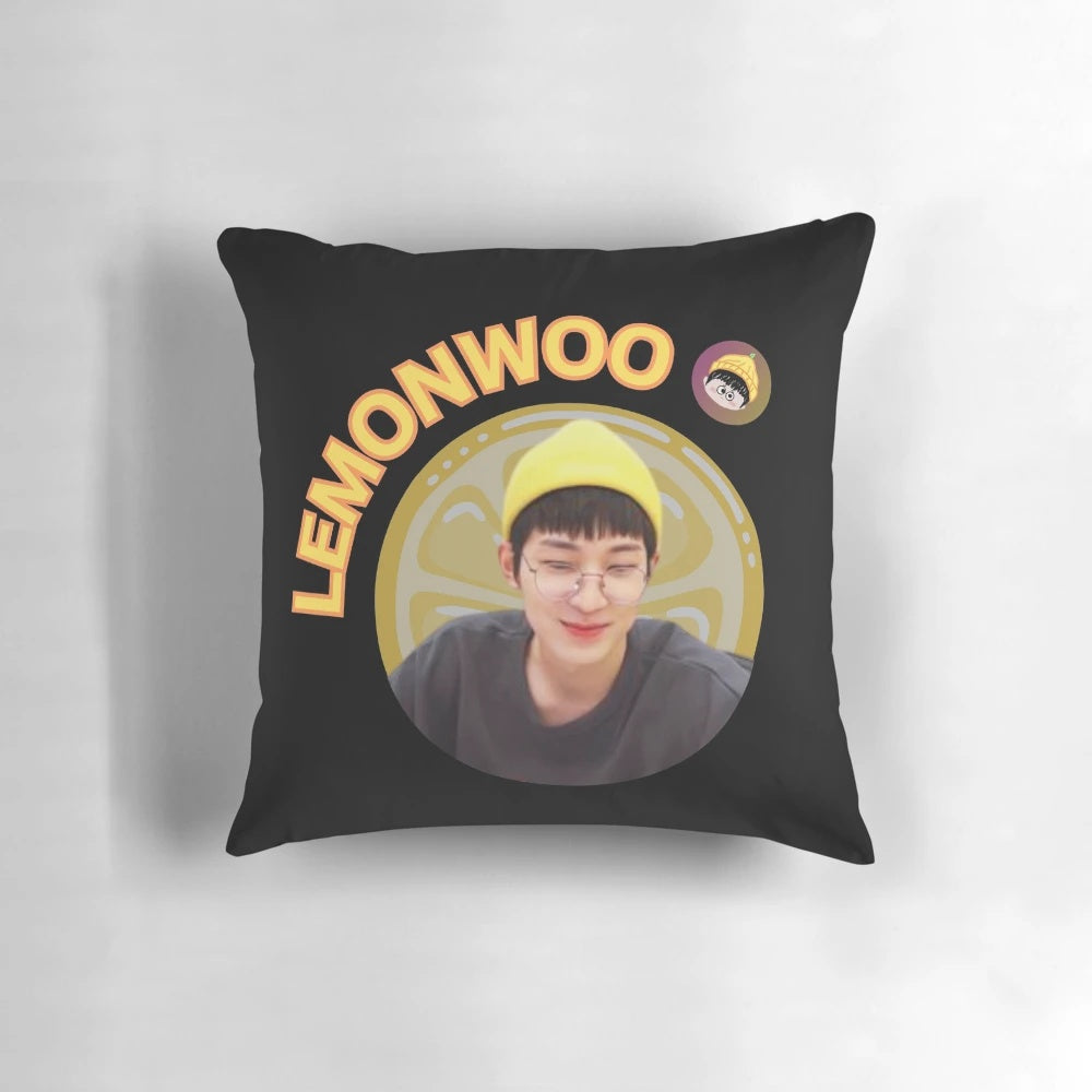 Seventeen Wonwoo Lemon Design Cute Kpop Pillow