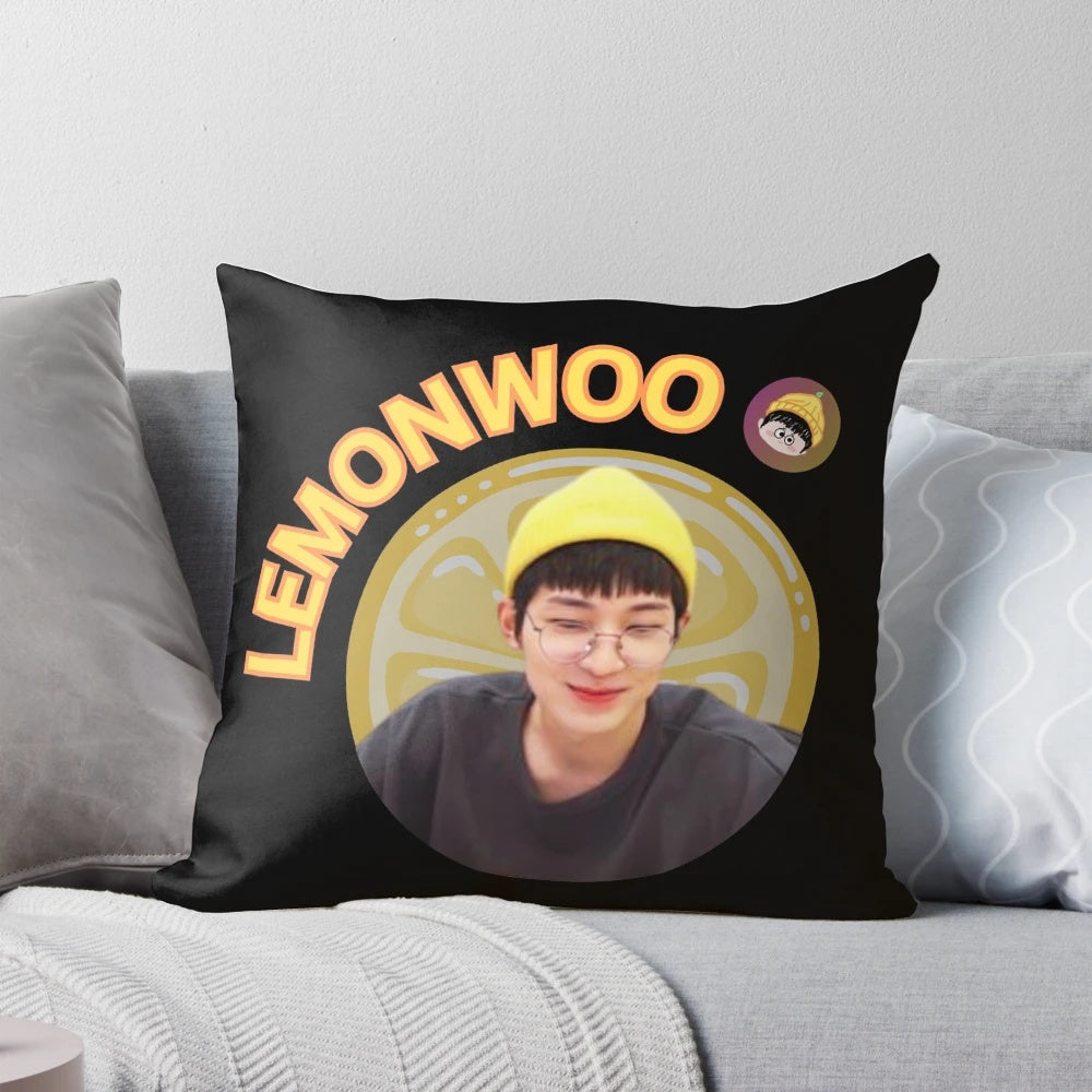 Seventeen Wonwoo Lemon Design Cute Kpop Pillow