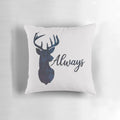 Throw pillow featuring the iconic "Always" quote from Severus Snape, portrayed by Alan Rickman in the Harry Potter films.