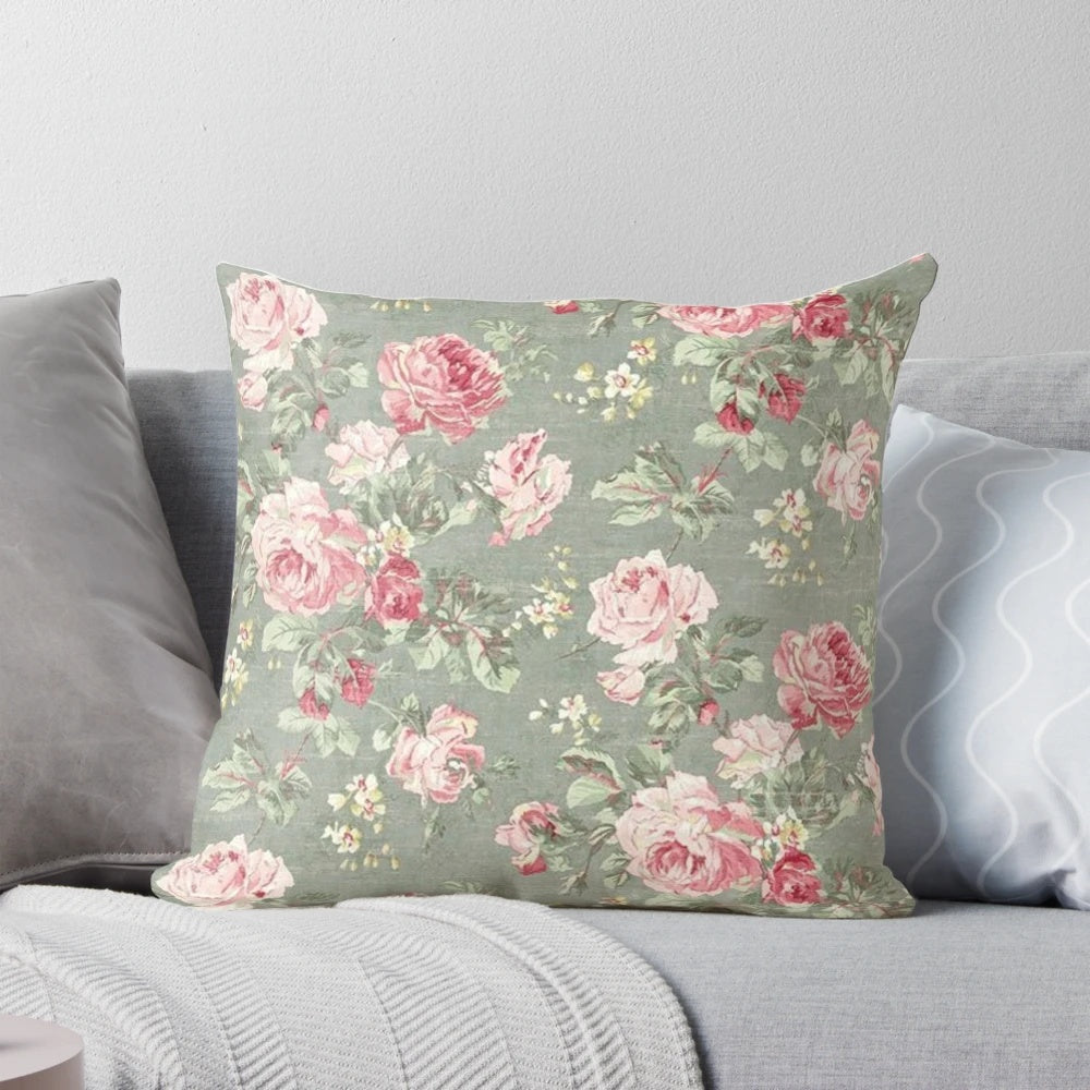 Shabby Chic Rustic Farmhouse Style Decorative Pillow