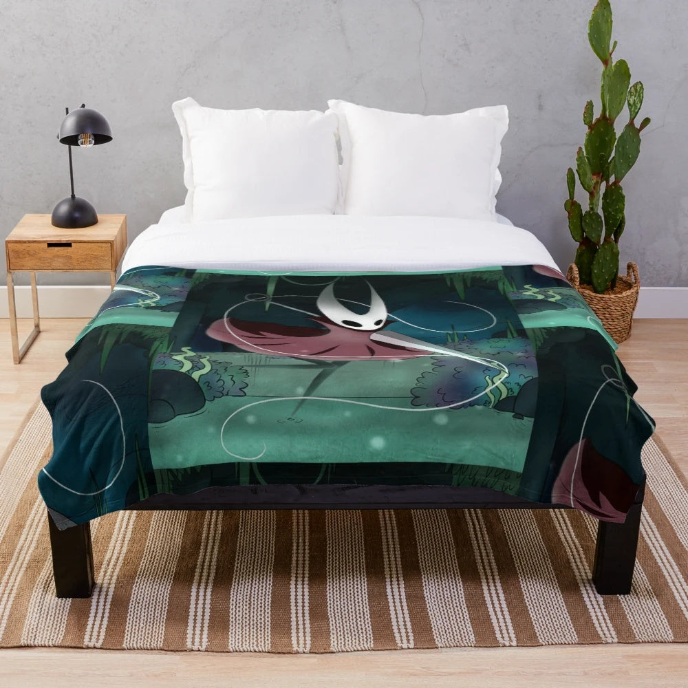 Hollow Knight Hornet plush blanket by Shadocadink