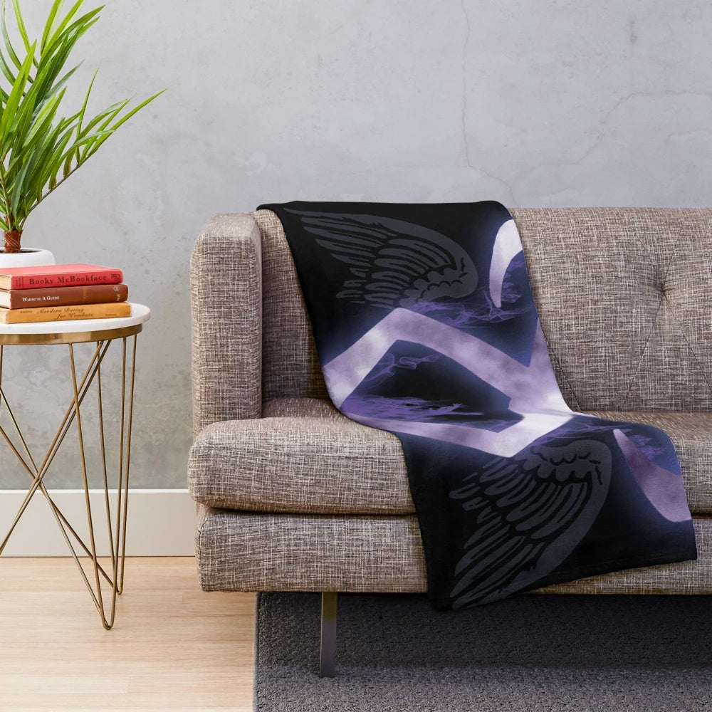 Shadowhunters inspired plush blanket with "Save Shadowhunters" design