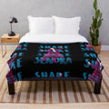 Shake Senora inspired plush blanket with fun 80s movie parody design